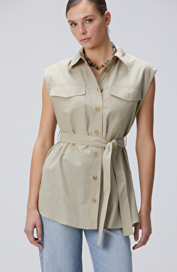 Açık Haki Gömlek Açık Haki Gömlek