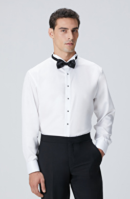 Beyaz Non-Iron Gömlek