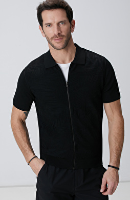 Siyah Triko Gömlek Siyah Triko Gömlek
