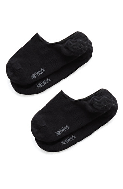 Siyah Kadın 2li Bambu Çorap Seti