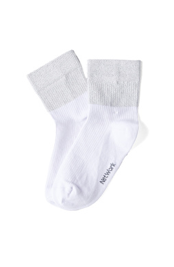 Beyaz Bambu Kadın Çorap
