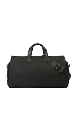 Siyah Erkek Deri Seyahat Çantası