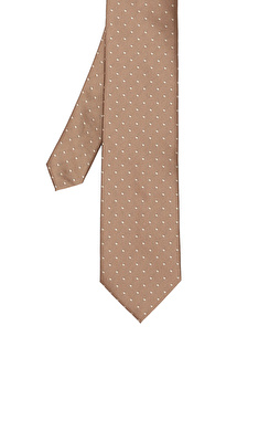 Kahverengi Desenli Kravat