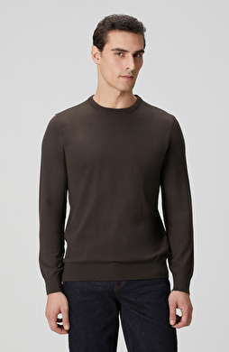 Haki Basic Basic Triko Kazak