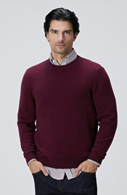 Limited Bordo Kaşmir Triko