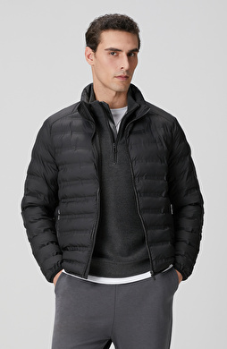 Siyah Puffer Mont