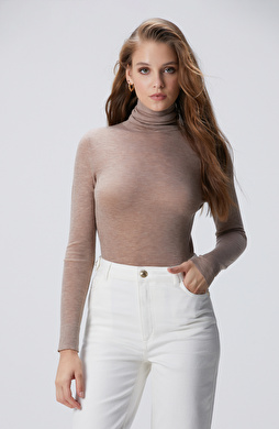 Limited Vizon Melanj Yün Kazak Limited Vizon Melanj Yün Kazak