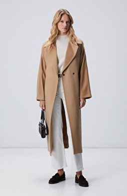 Limited Bej Yün Manto