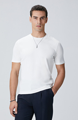 Kırık Beyaz Basic Triko Kazak Kırık Beyaz Basic Triko Kazak