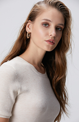 Gold Altın Rengi Kadın Küpe Gold Altın Rengi Kadın Küpe