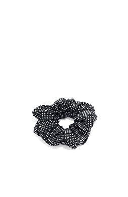 Siyah Kadın Taşlı Toka