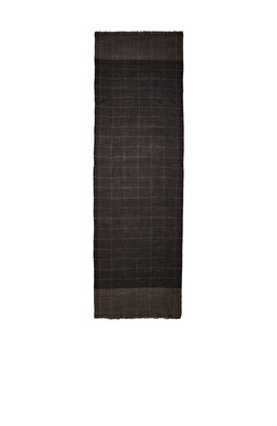 Renkli İpek Yün Karışımlı Kadın Şal