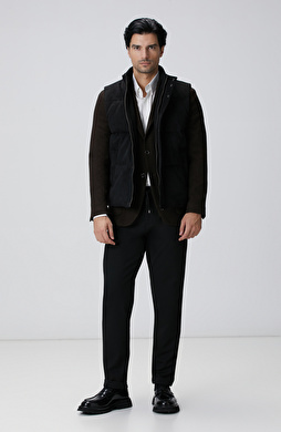 Siyah Örme Pantolon