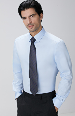 Non-Iron Açık Mavi Gömlek