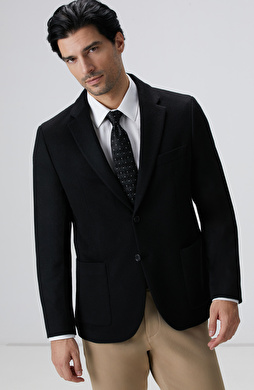 Limited Siyah Kaşmir Ceket