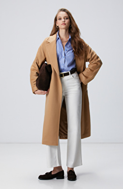 Limited Camel Kaşmir Palto Limited Camel Kaşmir Palto