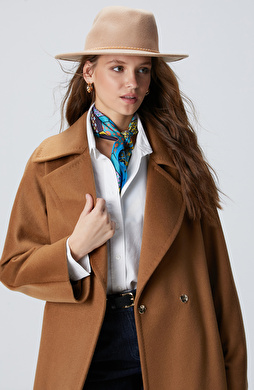 Camel Kadın Yün Şapka