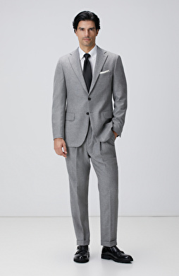 Loro Piana Limited Gri Yün Takım Elbise