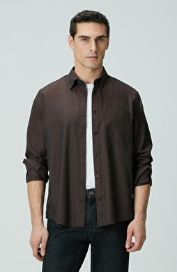 Kahverengi Oxford Gömlek