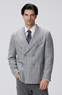 Limited Ermenegildo Zegna Kumaşından İpek Yün Karışımlı Takım Elbise