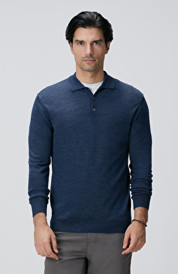 Limited Antrasit Yün Karışımlı Triko Kazak