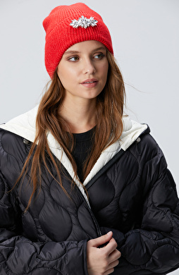 Kırmızı Kadın Yün Karışımlı Bere Kırmızı Kadın Yün Karışımlı Bere