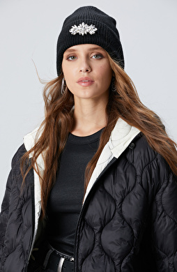 Siyah Kadın Yün Karışımlı Bere Siyah Kadın Yün Karışımlı Bere