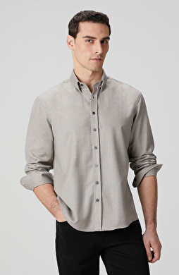 Limited Vizon Yün Karışımlı Gömlek