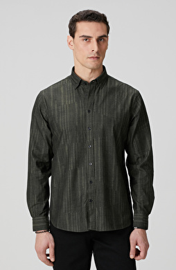 Haki Baskılı Gömlek