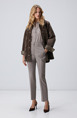 Limited Vizon Yün Karışımlı Pantolon Limited Vizon Yün Karışımlı Pantolon