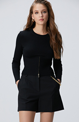 N-Tech Siyah Triko Kazak