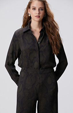 Haki Desenli Gömlek Haki Desenli Gömlek