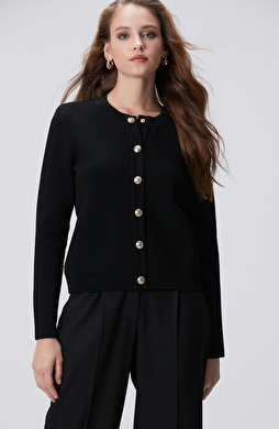 Siyah Triko Ceket Siyah Triko Ceket