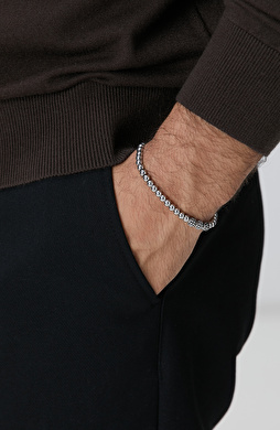 Silver Erkek Paslanmaz Çelik Bileklik