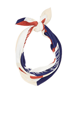 Renkli Pliseli Kadın Fular