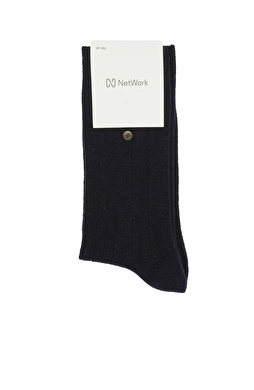 Lacivert Erkek Yün Mix Çorap Lacivert Erkek Yün Mix Çorap