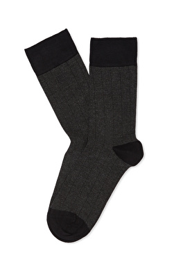 Antrasit Erkek Bambu Soket Çorap Antrasit Erkek Bambu Soket Çorap
