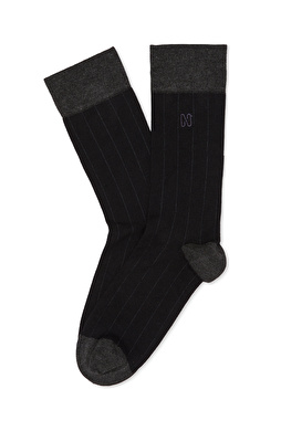 Siyah Erkek Bambu Soket Çorap Siyah Erkek Bambu Soket Çorap