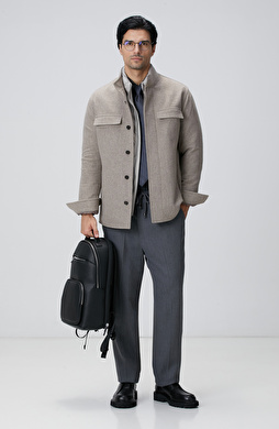 Gri Erkek Lyocell Pantolon