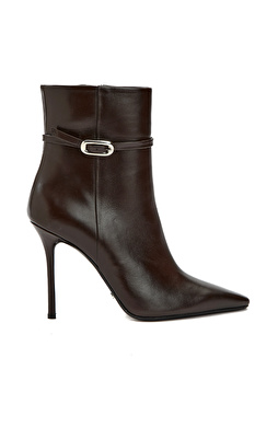 Kahverengi Kadın Toka Detaylı Bot