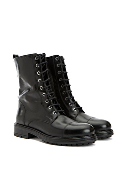 Siyah Kadın Deri Bot