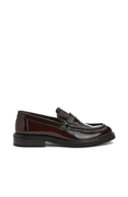 George Hogg for NetWork Bordo Kadın Deri Loafer