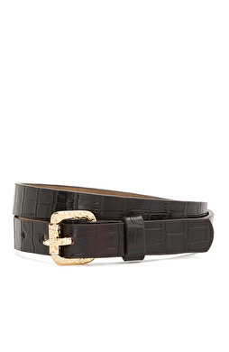 Kahverengi Kadın Deri Kemer