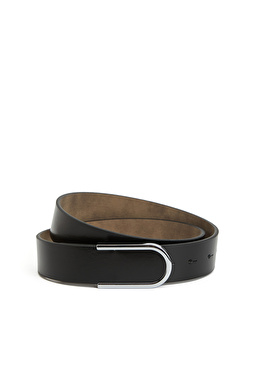 Siyah Kadın Deri Kemer