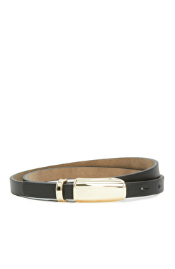 Black Women's Leather Belt