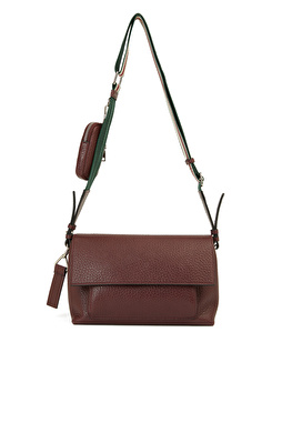Bordo Bozuk Paralık Detaylı Kadın Çanta