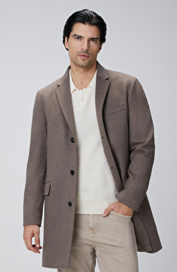 Limited Bej Kaşmir Palto