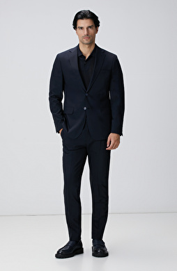 Lacivert Yün Miz Takım Elbise