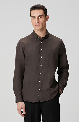 Kahverengi Flanel Gömlek