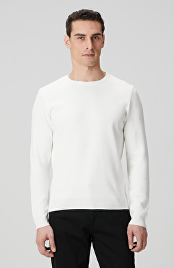 Kırık Beyaz Örgü Kazak